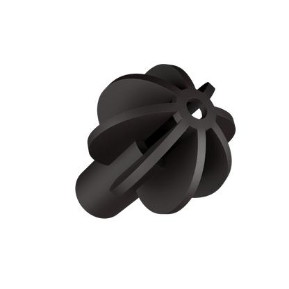 End knobs for steel pipe (4 pcs)